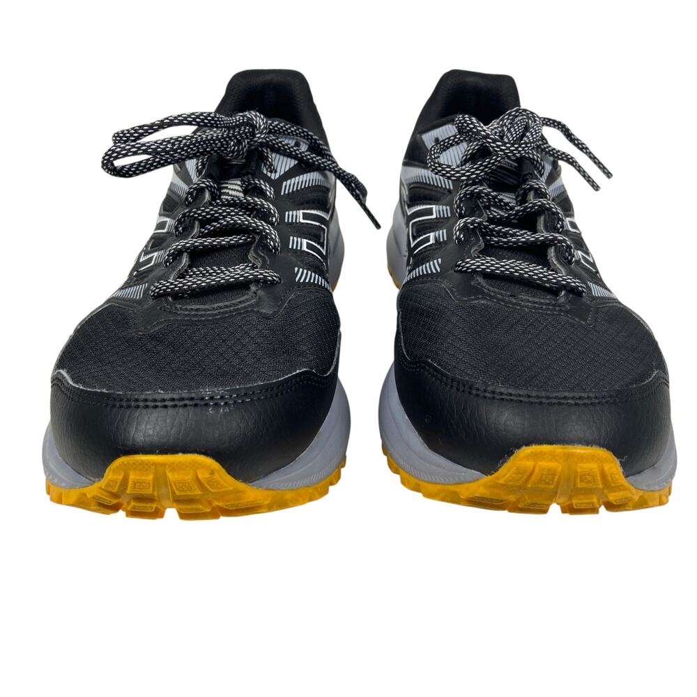 Asics Trail Scout 2 Running Shoes MenS Size 10.5 Black Yellow 1011B181 - Picture 5 of 9